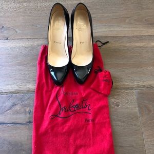 Christian Louboutin Black Patent Heels